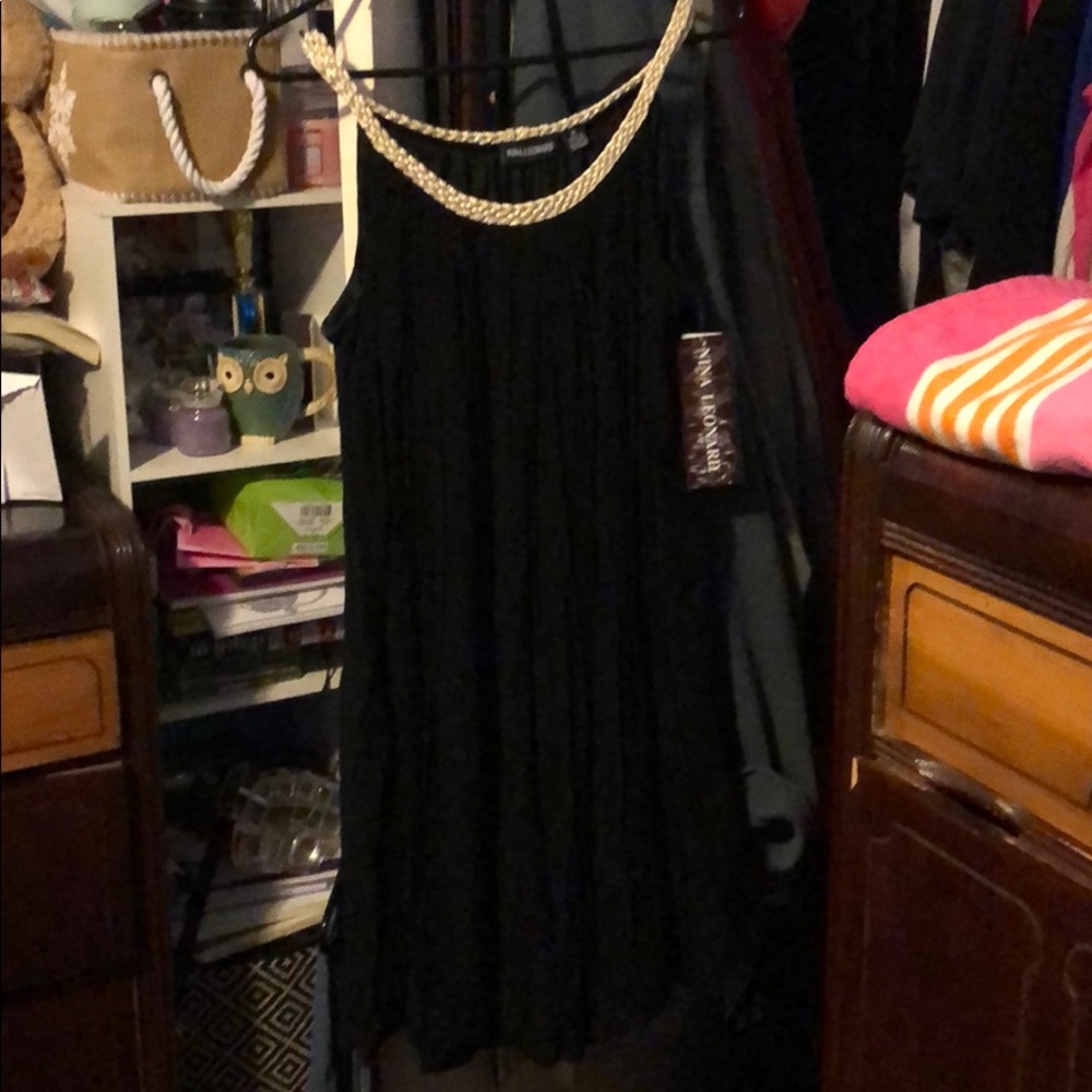 A black dress